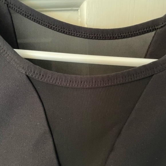 90 Degree By Reflex Black Mesh Sports Bra | Size Medium - Picture 3 of 9